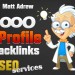 I will make 6000 Profile Backlinks