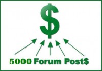 I will post your websites with 5,000 forum post backlink with your URL + keywords I will post your websites with 5,000 forum post backlink with your URL + keywords