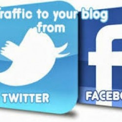 tweet and facebook.